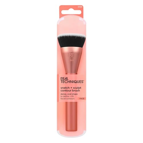 Real Techniques Snatch + Sculpt Contour Makeup Brush, 1 Count (Pack of 8) - size: 8 Count (Pack of 1)