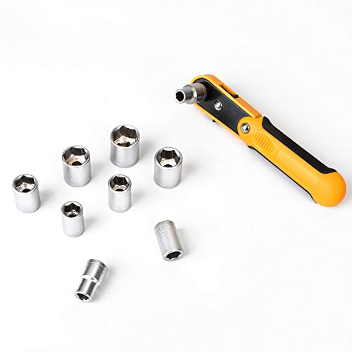 DEKOPRO 100 Piece Home Repair Tool Set,General Household Hand Tool Kit with Plastic Tool Box Storage