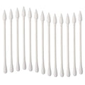 Pointed Tip Cotton Swabs, 800 Count Double Precision Tips Cotton Swabs Round Head Cotton Buds with Paper Stick, Cotton Buds for Makeup, Personal Care, Crafts - size: Round+Pointed Shape
