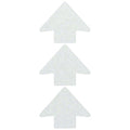 LiteMark Reflective White Trail Marking Arrow Stickers, 2 Inch Arrow Decals for Exit Route, Pipe Marking, Trail Stakes - Pack of 3 Pcs - color: White, size: Pack of 3 Pcs