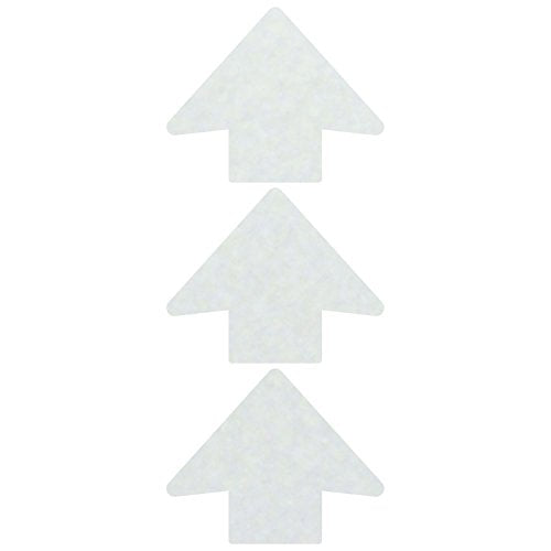 LiteMark Reflective White Trail Marking Arrow Stickers, 2 Inch Arrow Decals for Exit Route, Pipe Marking, Trail Stakes - Pack of 3 Pcs - color: White, size: Pack of 3 Pcs