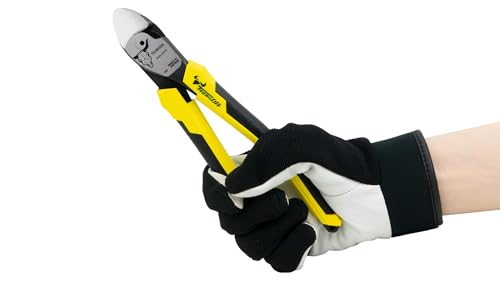 Tsunoda PUN-200TG, High-Leverage Sharp Edged Cutting Pliers 8-inches (200mm) - size: 200mm, style: TG Model