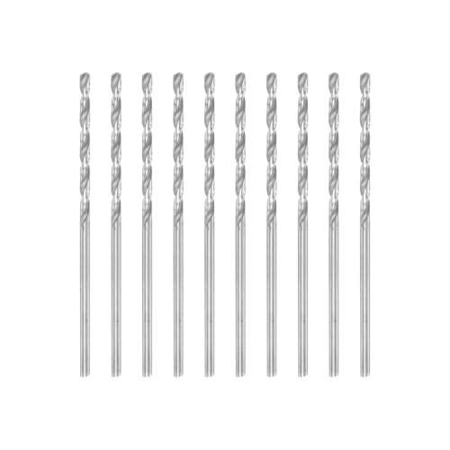 uxcell 10Pcs 1.75mm HSS(High Speed Steel) W6542 Micro Drill Bits - size: 1.75x52mm