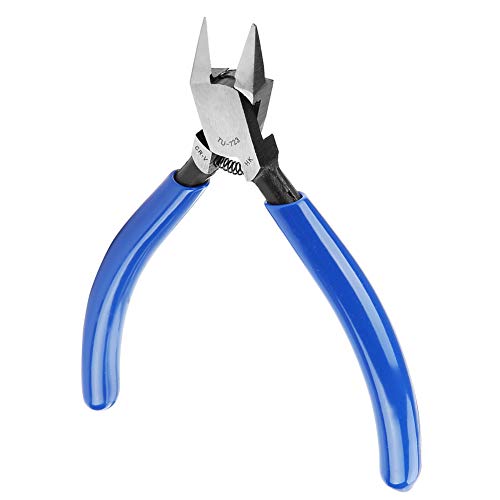 Ejoyous Cable Pliers 4inch, Wire Cutters Snips Chrome Steel Electrical Wire Cutting Nippers Diagonal Pliers, for Electronic Repair Jewelry Processing Model Making Fishing
