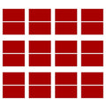 Laser Engraving Blank Red ABS Double Color Plastic Sheet (Red) - color: Red