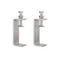2 Pack 304 Stainless Steel C Clamps with 100mm/3.94" Stable Wide Jaw Opening Tiger Clamp for Woodworking Welding Construction Household Mount - size: 100mm/3.94"