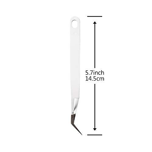 Craft Weeding Tools,Vinyl Weeder Basic Tool for Silhouettes, Cameos, Lettering (White Cross Locking Tweezers) - color: White Cross locking Tweezers