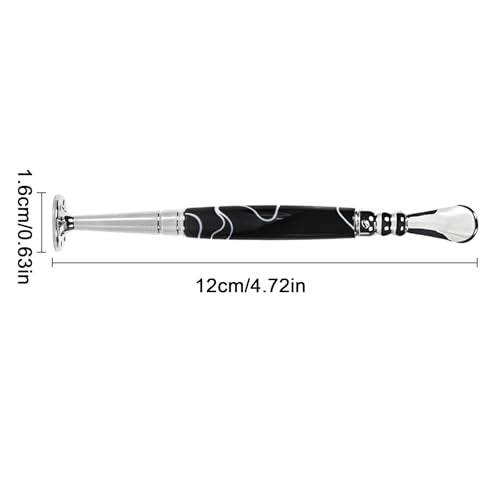 Pipe Cleaning Tool Kit Tamper Tool with Scraper & Reamers Nozzle Cleaner for All Pipe Sizes - Professional Pipe Cleaners - color: Black
