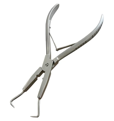 Microlink Hair Extension Pliers – Multi-function Stainless Steel Professional Tool for Nano & Microlink Bead Application, Opening & Tightening – Salon & DIY Ergonomic Grip by MIRACLE - size: Extra Large