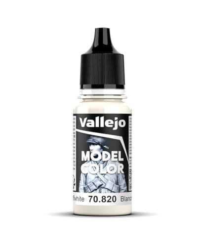 Vallejo White Model Color 1 Paint, 17ml - color: Offwhite