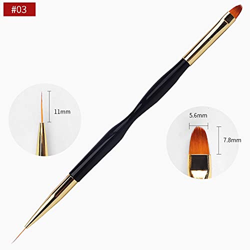 Artdone 31pcs Nail Art Brushes Tools Set Dotting Tools for Gel Polish - color: 31 Pcs