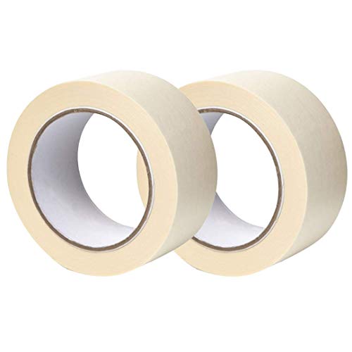 GTSE - Masking Tape 2 inch x 55 Yards (164 ft) 2 Rolls - size: 2" x 55 yds