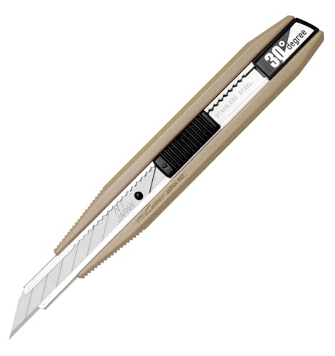 NT Cutter Precision Utility Knife, 30-Degree Blade, Wood Beige (AR30D-WB)