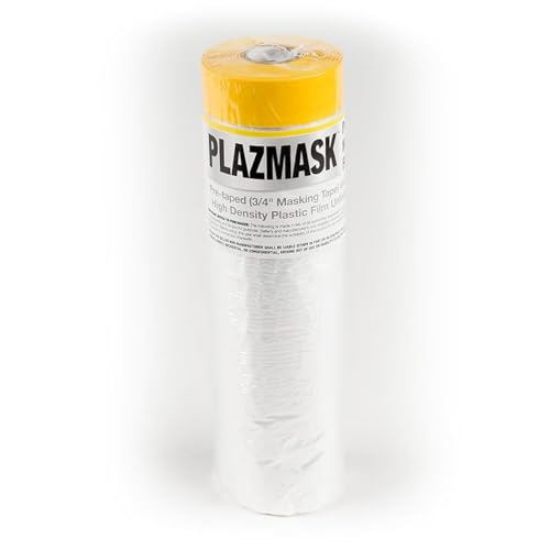 Pre-Taped Masking Film 5-Feet X 65-Feet, 1 roll - size: 5-Feet X 65-Feet, style: 1 Roll