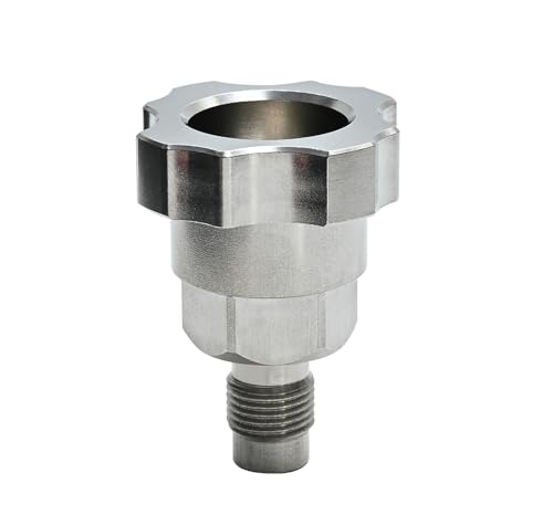 Paint System Spray Gun Cup Adapter(#112/#S31) for Iwata LPH-80mini,Connects Numerous Paint Gun to KEHE Paint Spray System (1/8Male,28Thread BSP) Stainless Steel - size: KEHE-112