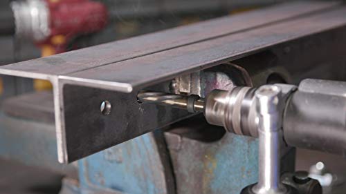 Drill America 2" High Speed Steel 4MT Spiral Flute Bridge Reamer, DWR Series - size: 2 in