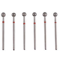 6pcs Pro Diamond Ball Bits,Cuticle Drill Bit Set for Russian Manicure,3/32 Shank efile Bit (φ5.0mm) - size: 1 Count (Pack of 1)