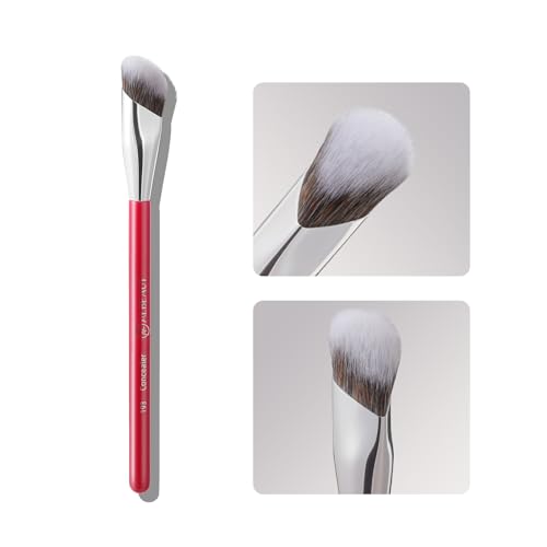 Albeaut Concealer Brush, Under Eye Makeup Small Angled Precision Face Blending Brush (193 concealer brush-Limited Edition) - style: 193 concealer brush-Limited Edition
