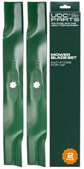 UDC Parts AM137327 High Lift Mower Blades John Deere 42 Inch Replacement - size: 7 pt star - 21-3/8"