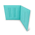 Spray Booth Intake Tacky Filter Panel, Internal Frame (10/case, 20" x 48") - size: 20" x 48"