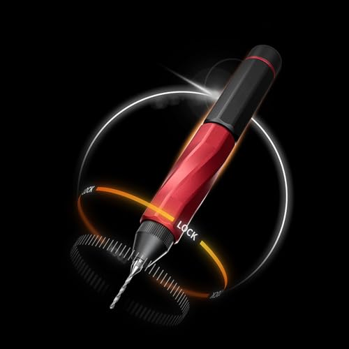 Hand Drill Manual Rotary Hobby Drill Tools, Dual-Bearing Spin-Lock Model Drilling Tools for Model Making US