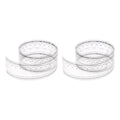 HARFINGTON 2pcs Film Flexible Ruler 60cm 0.1mm Scale with R Angle & Width Lines PET Plastic Folding Straight Ruler Calibration Soft Ruler Measuring Tool for Factory, Transparent - size: 60cm