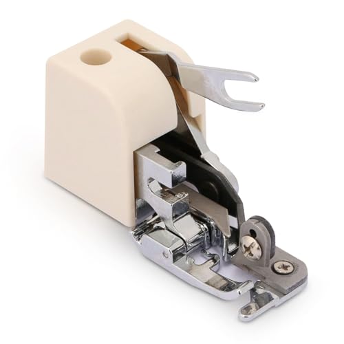 Universal Presser Foot, Side Cutter Sewing Machine Presser Foot Compatible with Low-Shank Multi-Function Household Sewing Machines Feet, NOT for Older Model/Industrial/Mini Machines