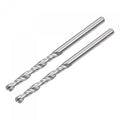 uxcell Solid Carbide Drill Bits, 2.3mm C2/K20 Tungsten Carbide Jobber Drill Bits Straight Shank Drilling Tool for Stainless Steel Aluminum Iron Metal Plastic 2pcs - size: 2.3mm
