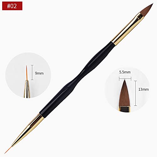 Artdone 31pcs Nail Art Brushes Tools Set Dotting Tools for Gel Polish - color: 31 Pcs