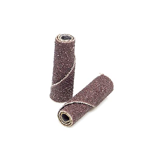 Benchmark Abrasives Aluminum Oxide Straight Sanding Cartridge Rolls for Blending Deburring Polishing Sanding Metals, Rotary Sander - Die Grinder Abrasives (10 Pack)(1/4" x 1", 120 Grit) - size: 1/4" x 1", style: 120 Grit