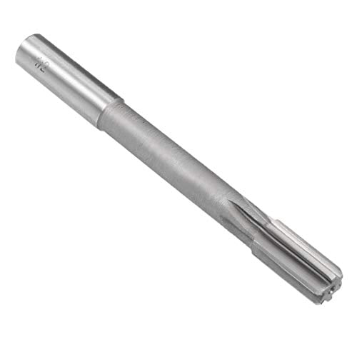 uxcell Chucking Reamer 1/2",H7 HSS Lathe Machine Reamer 6 Straight Flutes - size: 1/2"