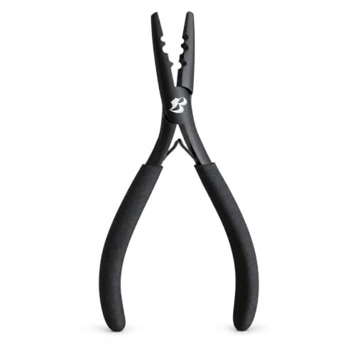MIRACLE 7 Inch Hair Extension Pliers, 2-Hole Bead Crimper and Remover Tool - size: 7 inch