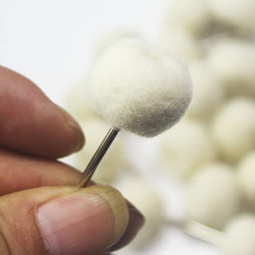 20 Pcs 3/32 Inch Shank Soft Pashm Buffing Wheels - style: 20 Pcs Soft Pashm Buffing Wheel