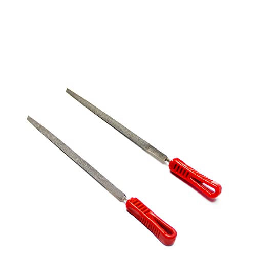 Utoolmart Diamond File 10 Inch Triangular Diamond Coated Plastic Handle Han - size: 10 inch triangle file