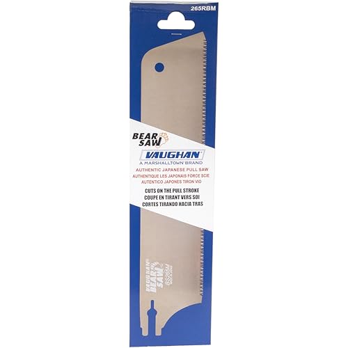 VAUGHAN Bear Saw Replacement Blade, 10-1/2 Inch, Japanese Pull Saw - size: 10 1/2 Inch