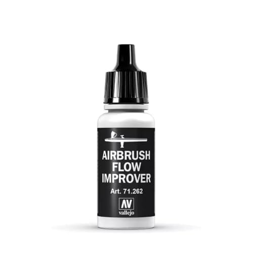 Vallejo - Airbrush Flow Improver for Acrylic Paints, 0.6 fl oz (18 ml) - style: Airbrush Flow Improver 18 ml (0.60 fl.oz.)