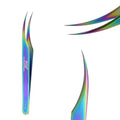 Eyelash Tweezers, Dolphin Lash Extension Tweezers, Fiber Tip Tweezers - style: CTS18 for Isolation