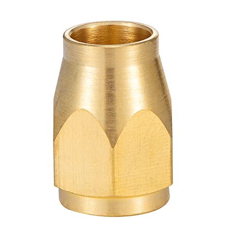 Premium Solid Brass 10PCS Reusable Replacement Fitting For 1/4-Inch ID Hose,1/4-Inch NPT Rigid (10 PCS 1/4 Inch) - size: 10PCS 1/4 Inch