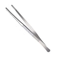 5 Inch Straight Tip Long Forceps Tweezers, Serrated Flat Tips Surgical Tongs Jewelers Needle Metal Sewing Sharp Kitchen Cooking Tweezers With Teeth Knurled Handles (1PCS-125mm) - color: Straight-1pcs-5inch
