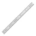 PEC Tools 6" Metal Ruler, Flexible, 4R Graduation, Precision Measuring Tool - color: Carbon Steel-Flexible, size: 6"