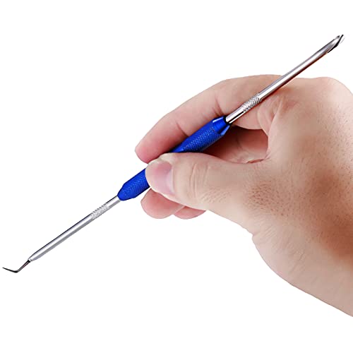 Zhehao 4 Pcs Double Pointed Scriber, 8.3" Metal Scribe Hook & Pick Tool Set