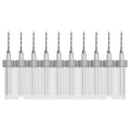 10 Pcs PCB Drill Bits Set, 1/8" Shank 0.5mm - size: 0.5mm