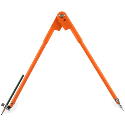 Professional Woodworking Compass Pencil Marking Compass Circle Maker Scriber for Geometry (Medium) - style: Medium