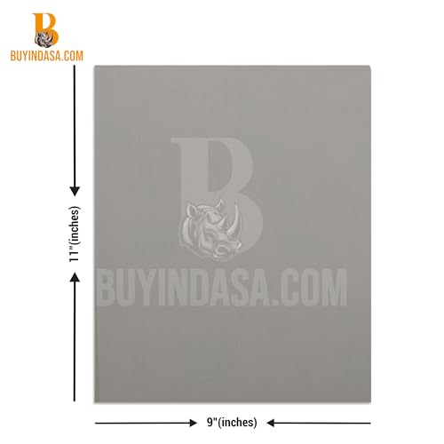 Indasa 50 PCS 9x11 Sandpaper Rhynalox Plusline - 500 Grit Dry Sanding Sheets, Professional-Grade Abrasive for Wood, Metal, Automotive, and Paint Finishing - Durable, Clog-Resistant Sand Paper - size: 500 GRIT 9x11" Rhynalox