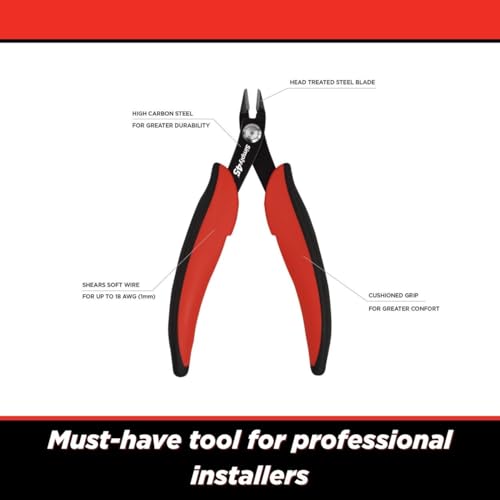 Simply45 Premium 5″ Flush Cutter Tool with Angled Jaw for Precision Cutting