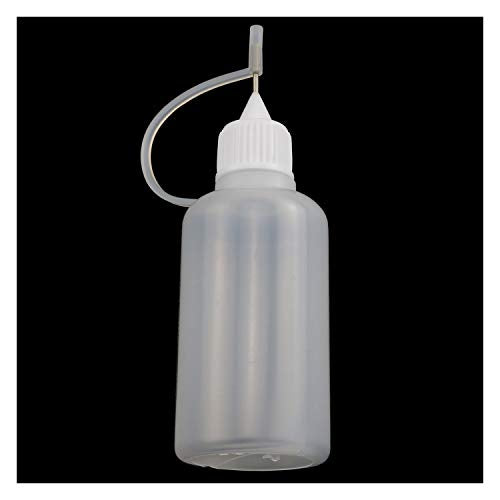 Tegg Precision Tip Applicator Bottle 12PCS 30ml Empty Needle Tip Glue Bottles for DIY Craft