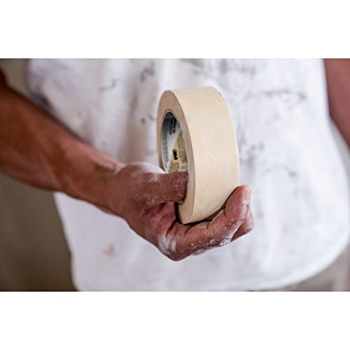 Scotch Contractor Grade Masking Tape, Tan, Tape for General Use, Multi-Surface Adhesive Tape, 1.41 Inches x 60.1 Yards, 4 Rolls - size: 1.41" Width