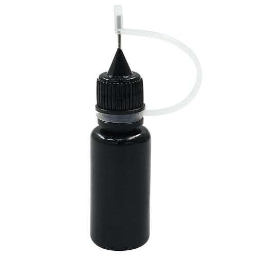 Zorfeter 10ml Black Precision Tip Applicator Bottles, 10 Pcs - size: 10 ml