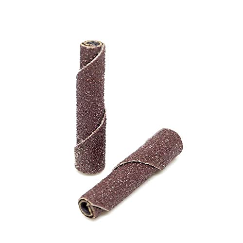 Benchmark Abrasives Aluminum Oxide Straight Sanding Cartridge Rolls for Blending Deburring Polishing Sanding Metals, Rotary Sander - Die Grinder Abrasives (10 Pack)(1/4" x 1-1/2", 80 Grit) - size: 1/4" x 1-1/2", style: 80 Grit
