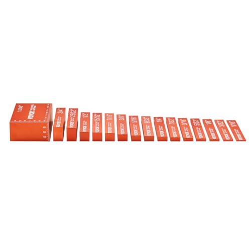 VEVOR Router Table Setup Bars, 14 pcs, Precision Aluminum Setup Blocks Height Gauge Set, with Laser Engraved Size Markings Storage Case, Measuring Depth Height Angle, for Router Table Saw Accessories